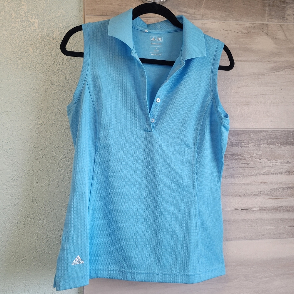Adidas Climacool Sleeveless Golf Shirt Sz M